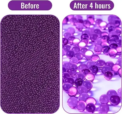 Picture of Magic or Jelly Ball (Single Color)-Purple (100 Pcs)