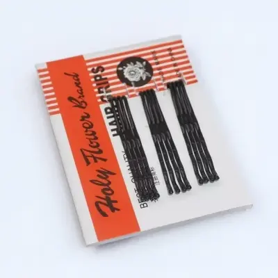 Picture of Hair Grips or Clips (Flower) - 12  pcs or 6 Pairs