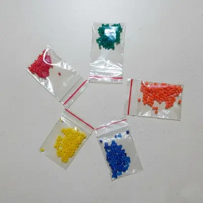 Picture of Magic or Jelly Ball - 5 colors (Blue, Red,Orange, yellow,&green)- 100 pcs per packet