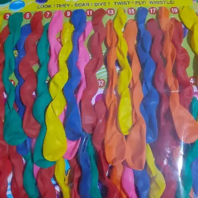 Picture of Rocket Ballon - 1 Pieces - Multicolor