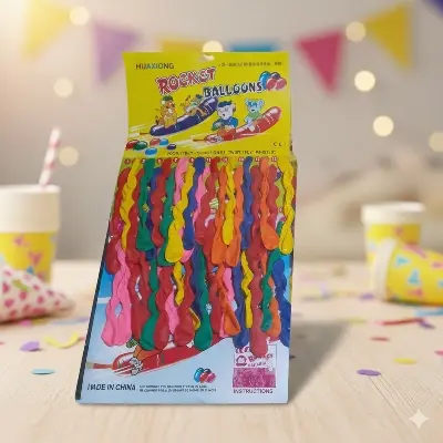 Picture of Rocket Balloon - 40 Pieces - Birthday Decoration