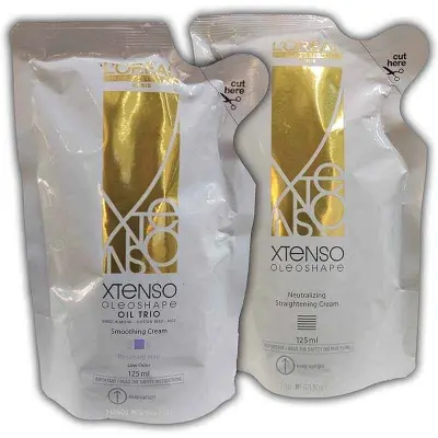 Picture of Loreal Professional X Tenso Oil Trio Extra Resistant Hair Straightening Cream+ Neutralizer (125ml+125ml)