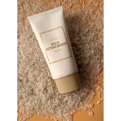 Picture of I'm from Rice Sunscreen 50 Ml Korean Natural Sunscreen with Rice Ferment Extract for All Skin Types new