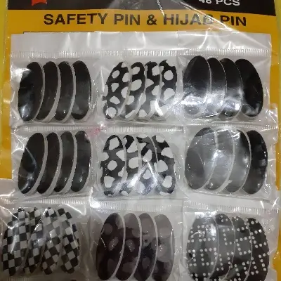 Picture of Hijab Hair Clips Set - 6 Pair Or 12 Pcs Pack Fashionable Hijab Accessories