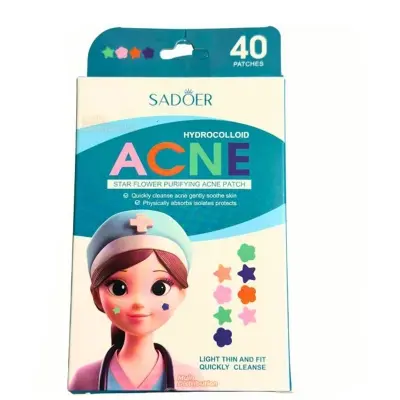 Picture of SADOER Hydrocolloid Acne Pimple Patch (Pack of 40pcs) - Acne Care, Acne Patch, Pimple Patch neew