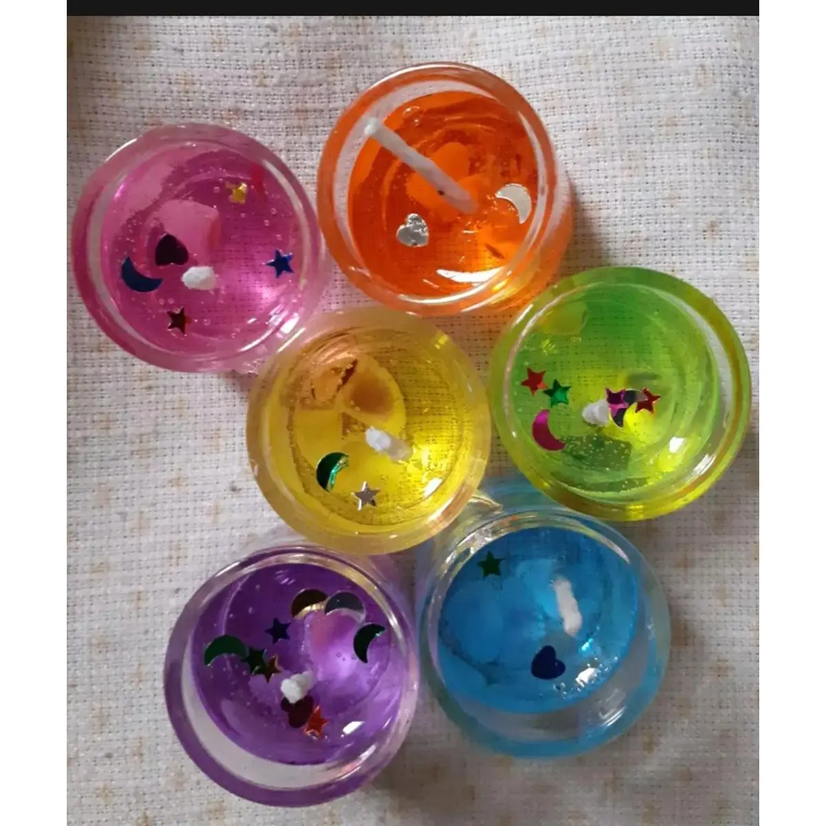 Picture of Mini Size Jelly Candle - 6 Piece