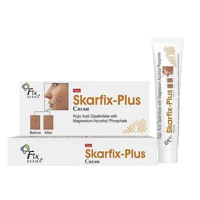 Picture of Fixderma Skarfix Plus Kelic Acid Dipaimitate with Cream Magnesium Ascorbyl Phosphate new