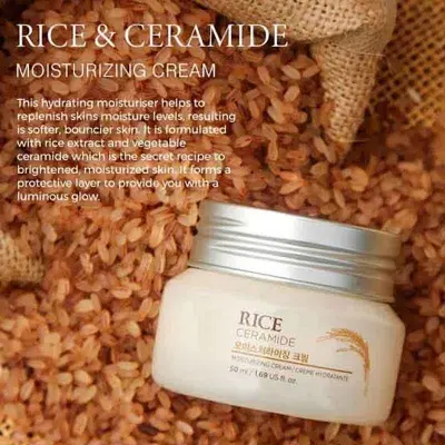 Picture of The face shop Rice & Ceramide Moisturizing Cream 50ml neew