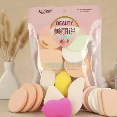 Picture of 13 Pcs Set of Powder Puff for Makeup Beauty Cosmetic Tools Soft Puff for Face Body Application NEEW