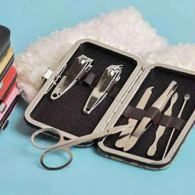 Picture of Manicure 7 pcs in 1 Set Stainless Steel Pedicure Set Nail Scissors neew