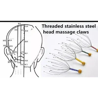 Picture of Head Massenger Unisex Headphones Head Massager Sound Therapy Relaxation Device for Office And Home Use