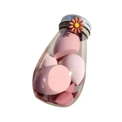 Picture of 6pcs Beauty Blender Sponge Makeup Puff Set With Bottle NEW