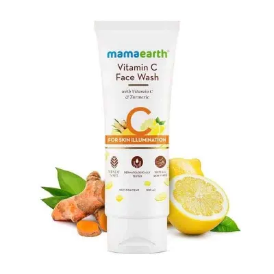 Picture of Mamaearth Vitamin C Face Wash with Vitamin C and Turmeric for Skin Illumination new