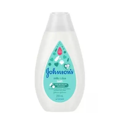 Picture of Johnson’s Milk + Rice Hair And Body Baby Bath, 100 ml NEW