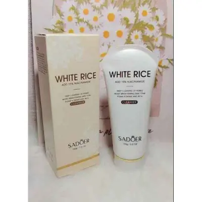 Picture of SADOER White Rice Nicotinamide Brightening Cleanser Gentle Cleansing Cleanser NEW