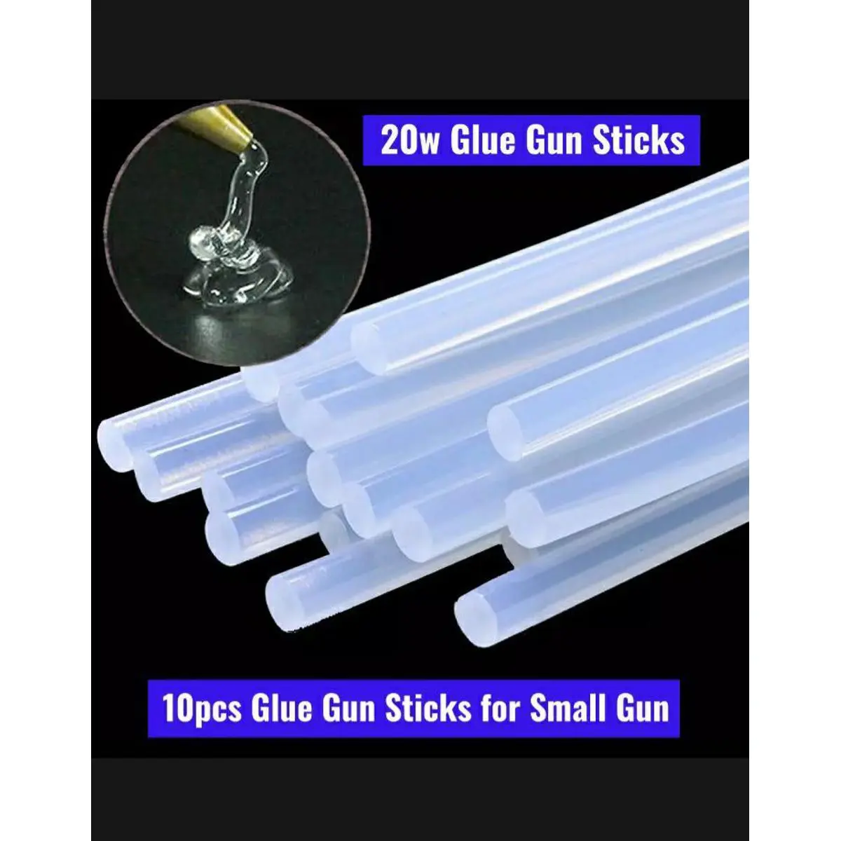 Picture of Mini Size Glue Gun Sticks for 20 Watts - 12 Pcs