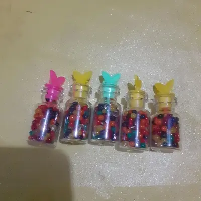 Picture of Magic or Jelly Balls with Bottles - 5 Bottles (Multicolor)