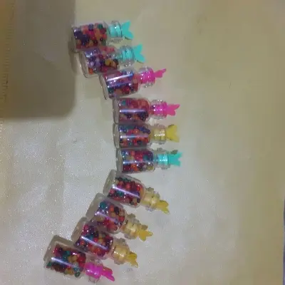 Picture of Magic or Jelly Balls with Bottles - 10 Bottles (Multicolor)