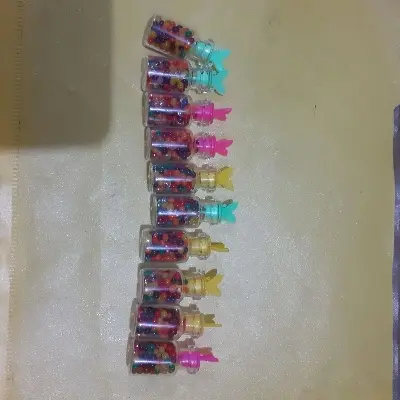 Picture of Magic or Jelly Balls with Bottles - 15 Bottles (Multicolor)