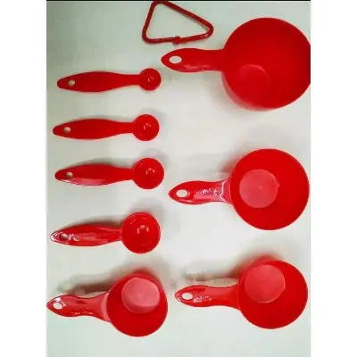 Picture of Measurement Cup Set - 8 Pcs (Red Color)