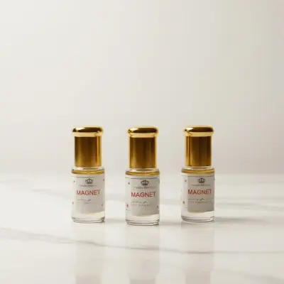 Picture of Farhan Perfumes or ArhamFarhan Perfumes or Arham Farhan Perfumes or Arham Magnet Ator or Attar (3 ml) - 3 Pieces.  Farhan Perfumes or Arham Magnet Ator or Attar (3 ml) - 3 Pieces.