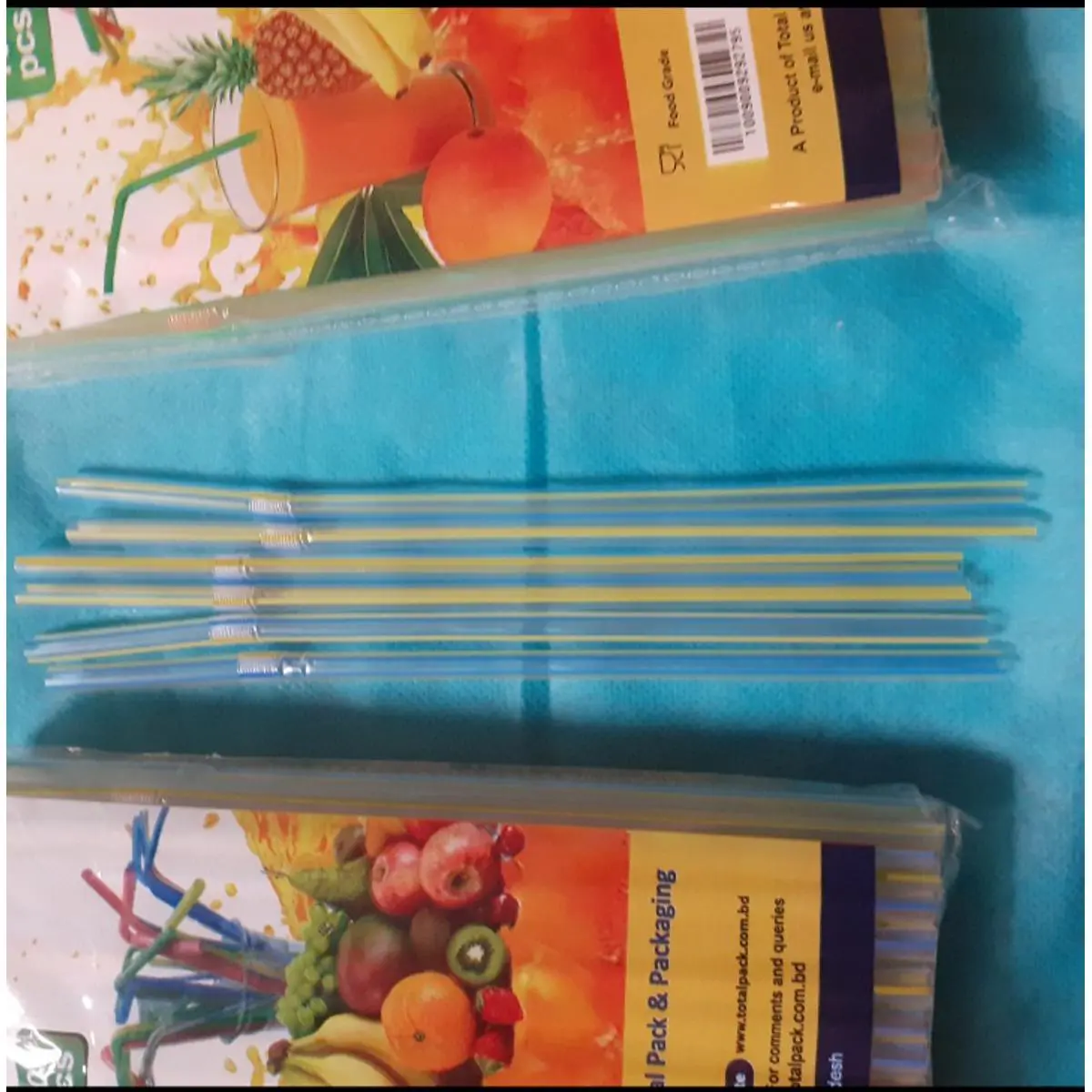 Picture of Plustic Drinking Straws or Pipes (10 Pcs)