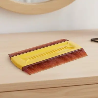 Picture of Tooth Comb for Hair Styling or Anti Lice Dual sided Comb - 1 Piece