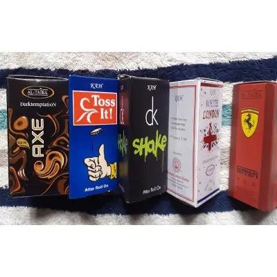 Picture of Fragrance or Attar or Ator - 5 Pcs ( 6 ml each on Roll )