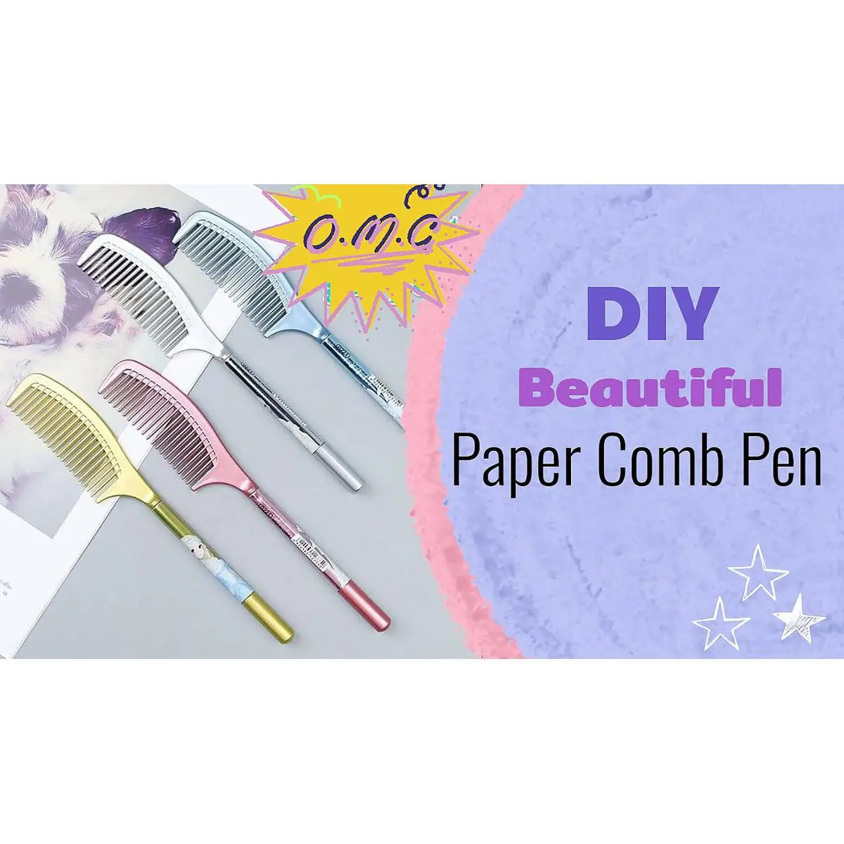 Picture of 1 piecec Metal Comb Gel Pen Pen