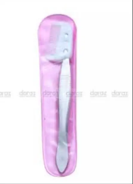 Picture of 2 Pieces 2 in 1 Eyebrow Brush with Tweezer (1 Piece)