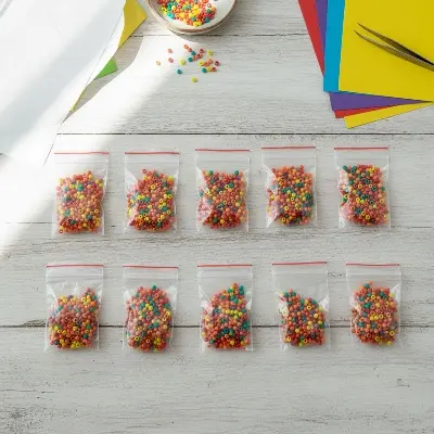 Picture of Magic Balls or Jelly Balls or Orbeez or Beads (1000 Pieces in 10 Packs)