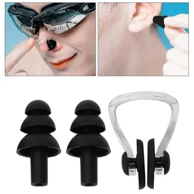 Picture of Swimming Nose Clips and Earplugs ( 1 set )