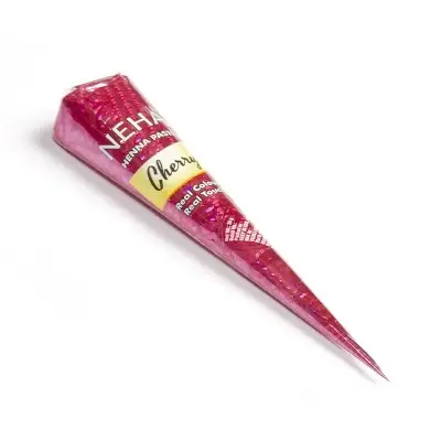 Picture of Neha লাল হেনা মেহেদী (25 গ্রাম)-1 পিস কোন - mehedi design sticker paper