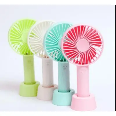 Picture of Portable Rechargeable Fan| Handheld 3 Gear Speed| Usb Charging - Multi Colour
