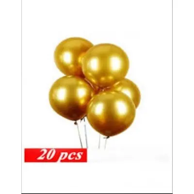 Picture of Monty Balloons Golden Color- 20 Pieces