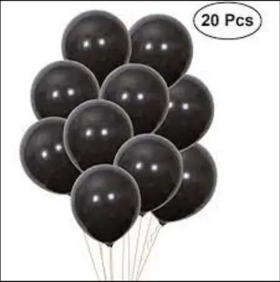Picture of Monty Balloons ( Black Color ) -20 Pieces