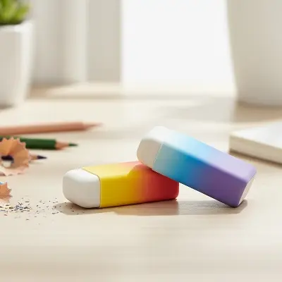 Picture of Rainbow Pencil Erasers - 2 Pieces