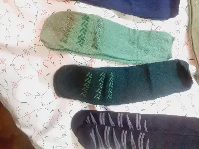 Picture of 3 Pair Anti Slip Grip Non Skid Crew Cotton Socks (3 Pair)