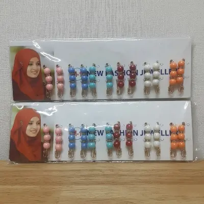 Picture of 12 Pieces or 1 Dozen Hijab Pins ( 12 Pieces)