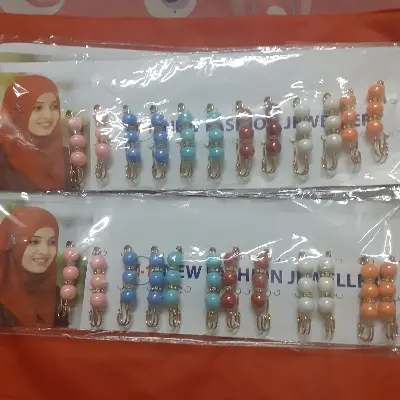 Picture of 12 Pieces or 1 Dozen Hijab Pins ( 12 Pieces)