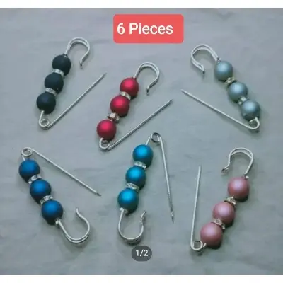 Picture of 6 Pieces Hijab Pins (6 Pieces)