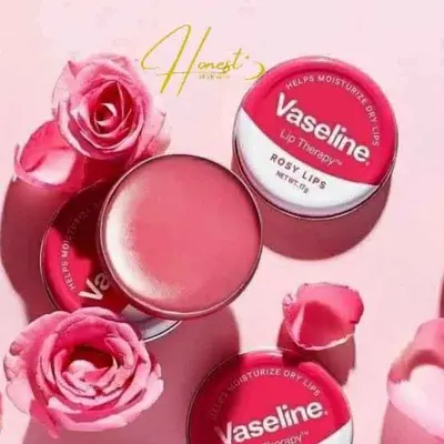 Picture of Vaseline Lip Therapy Rossy Lips 20g 1pcs - Authentic Rose Flavour Lip Balm