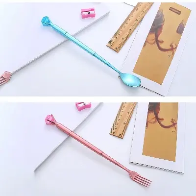 Picture of 1 Piece Spoon or Fork Shaped  Writting Pen (1 Piece)