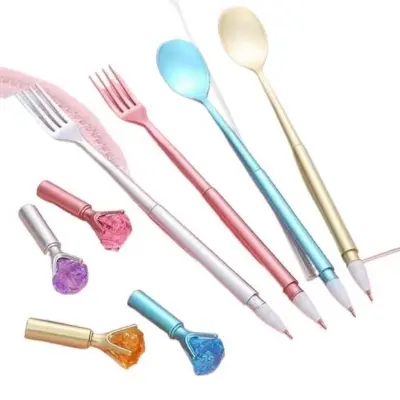 Picture of 1 Piece Spoon or Fork Shaped  Writting Pen (1 Piece)