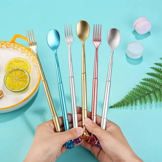 Picture of 1 Piece Spoon or Fork Shaped  Writting Pen (1 Piece)