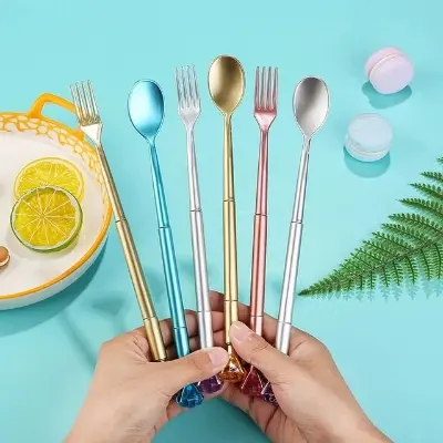 Picture of 1 Piece Spoon or Fork Shaped  Writting Pen (1 Piece)