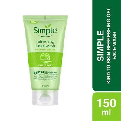 Picture of Simple Kind To Skin Refreshing Facial Wash 150ml new