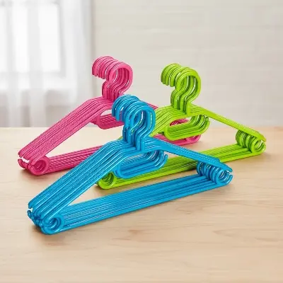 Picture of Colorful Hangers for Clothes ( 12 Pieces or 1 dozen)