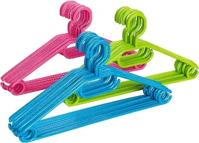 Picture of Colorful Hangers for Clothes ( 12 Pieces or 1 dozen)