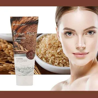Picture of 3W Clinic Brown Rice Foam Cleansing 100ml | Face Wash new